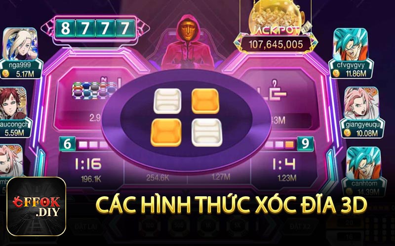 Các hình thức xóc đĩa 3D